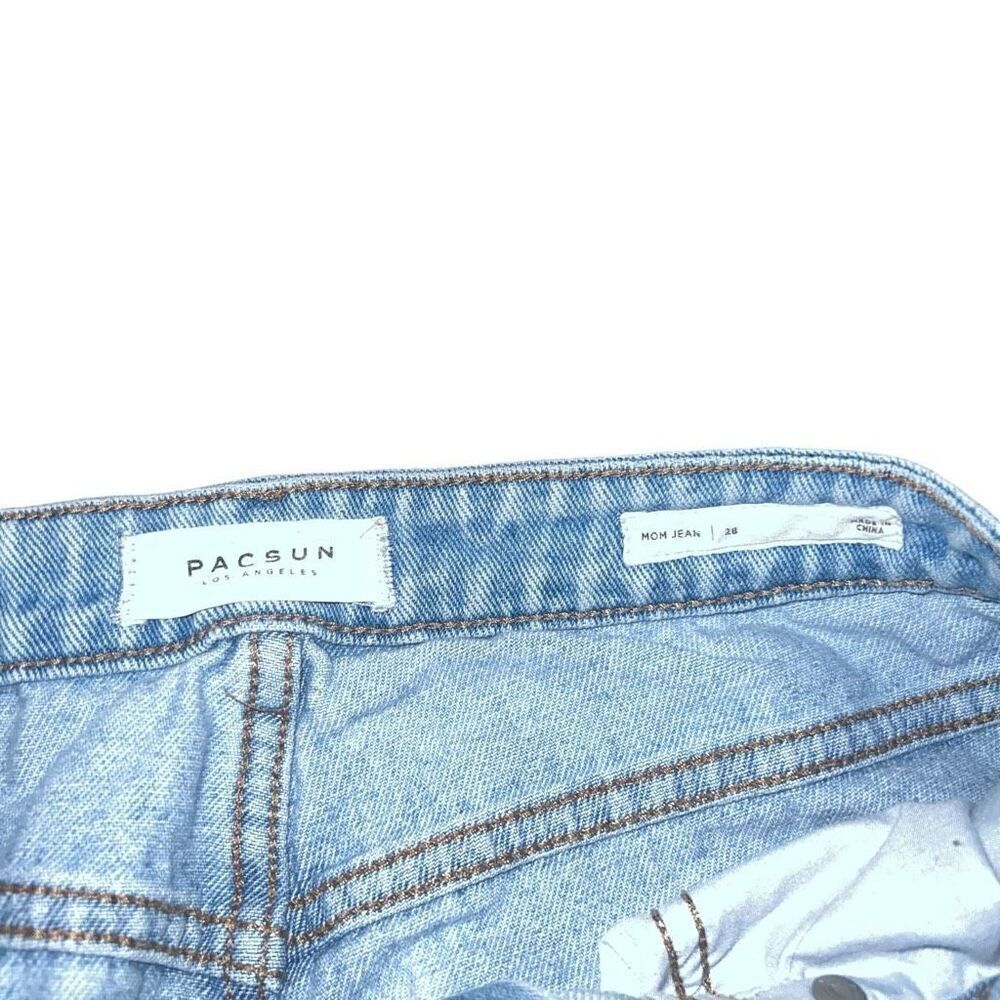 PACSUN Light Wash Mom Jean Size 28 - Picture 4 of 7